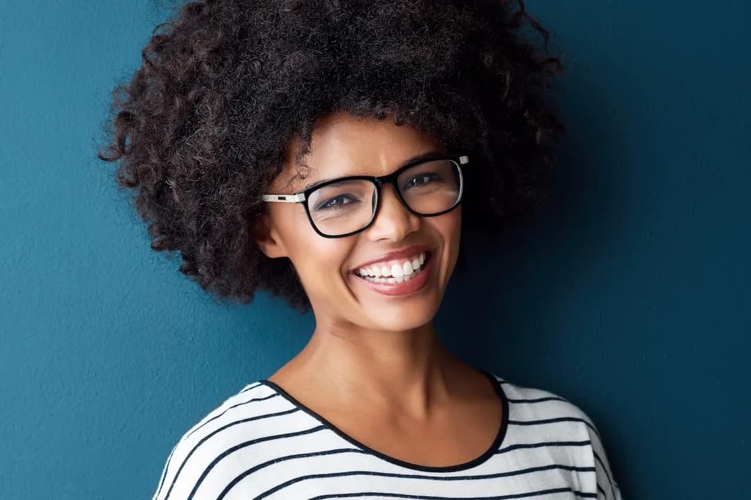 A close-up of a bright, white smile after a professional teeth whitening treatment